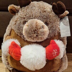 Squishmallow Christmas Moose toy Holiday Plush NEW
